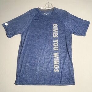 Holloway Shirt Blue Red Bull Signature Gives You Wings Performance Electrify